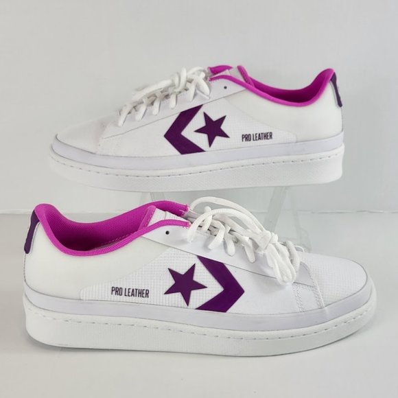 CONVERSE UNISEX pro leather sneakers Sz 10 - Picture 4 of 9